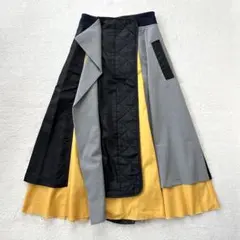 美品 エンフォルド ロングスカート レイヤード 変形 異素材 ドッキング 36のサムネイル