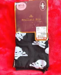 Frullati BiS スカル柄タイツ M-L 黒のサムネイル