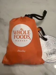 ホールフーズ エコバッグ オレンジ