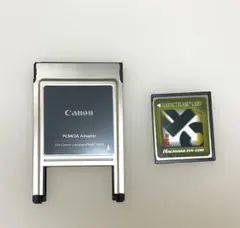 Canon PCMCIAアダプター & HAGIWARA256MB CFカード
