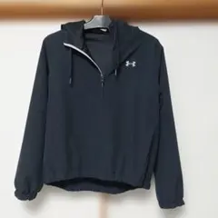 UNDER ARMOUR ブラック ウィンドブレーカー SM