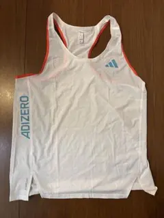 未使用　adidas ADIZERO タンクトップ ホワイト