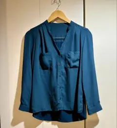 vis⭐︎美品　Vネック　長袖シャツ　Fサイズ
