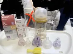 Pigeon 母乳実感 哺乳瓶 乳首 Lサイズ セット
