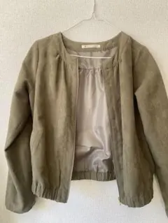 マジェスティックレゴンカーキスエードジャケット