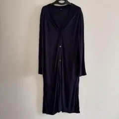 UNIQLO サイドスリット ロングカーディガン 薄手 羽織り Lサイズ