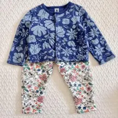 プチバトー　トップス　パンツ　2枚セット