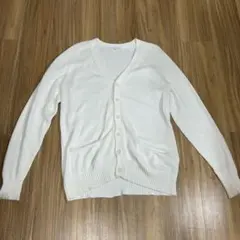 CONOMi 白 カーディガン セーター 制服のサムネイル