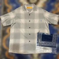 CHALLENGER SHADOW CHECK SHIRT GRAY Lサイズのサムネイル