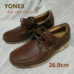 ヨネックス　ウォーキングシューズ パワークッション ブラウン 26