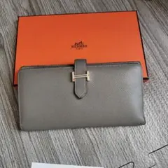 正規店購入♪HERMES ベアンスフレ 長財布　エルメス エトゥープ♪付属品有のサムネイル