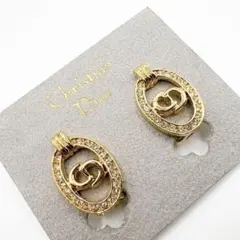 3003-1 極美品✨Dior イヤリング CD ロゴ 希少 刻印 - メルカリ