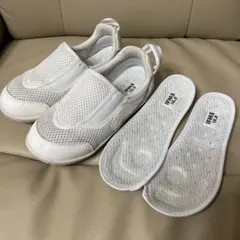 値下げ　イフミー　上靴　ホワイト　18.5