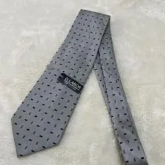 【新品未使用】D.LABOR グレー ドット柄 ネクタイ ウォッシャブル