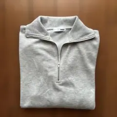ANAP ハーフジップ スウェット グレー