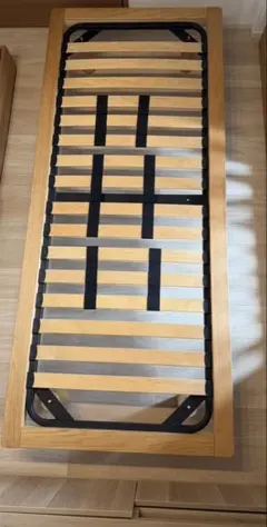 ◾️無印良品 ◾️ベッドフレーム スモール オーク②のサムネイル