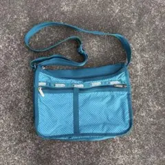 【希少】LeSportsac ドット柄 水色 Y2K アーカイブ