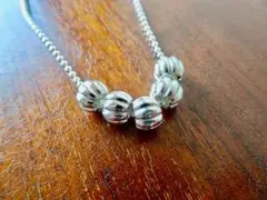 仁尾彫金『みかん玉ネックレス５ピース』ハンドメイド224