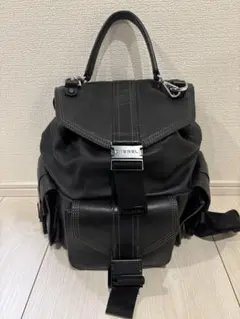 【美品‼️】DIESEL ブラック リュック・バックパック