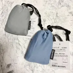 新品　ダイソー　スタンダードプロダクツ　くしゅっとコンパクト　エコバッグ　ロゴのサムネイル