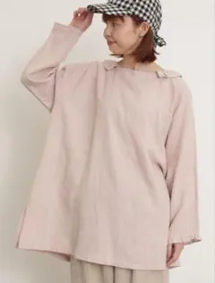 新品・タグ付きサマンサモスモス【Cross×Linen】ショールカラー
