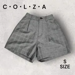C・O・L・Z・A チェック柄ショートパンツ グレー 系 Sサイズ