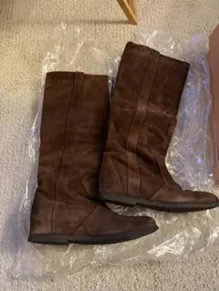 CORSO ROMA 9 スエードロングブーツ 38