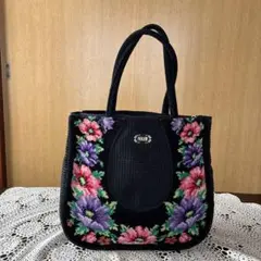 FEILER フェイラー トートバッグ 花柄 ブラックのサムネイル