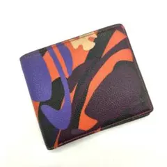 ヴィヴィアンウエストウッド 二つ折り財布 カモフラ柄 マルチカラー