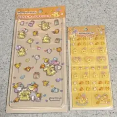 ポムポムプリン　ぷくりんキャンディシールと タイルシールの2枚セット　未使用品