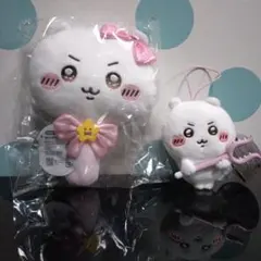 ちいかわ ぬいぐるみミラー マスコット 2点セットのサムネイル