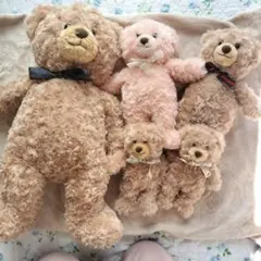 【12/12まで出品】テディベア　5体　セット