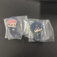 呪術廻戦 死滅回遊　でふぉラバ！キーホルダー 虎杖悠仁 伏黒恵