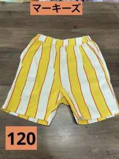マーキーズ！120サイズ/黄色ストライプ ハーフパンツ