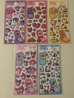 【正規品】平成はっぴーフォン　サンリオ5点セット
