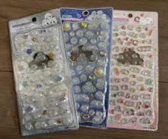 カミオジャパン ぷちドロップステッカー シマエナガ3種セット