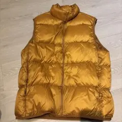 UNIQLO ULTRA LIGHT DOWN M オレンジ ダウンベスト
