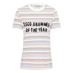 etre cécile ドラマー Disco Drummer英字プリントTシャツのサムネイル