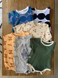 ロンパース・カバーオール6枚セット♡50〜70cm
