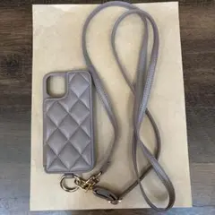 iPhone12miniケース ショルダーストラップ付き