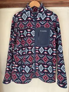 Columbia 幾何学模様 フリースジャケット