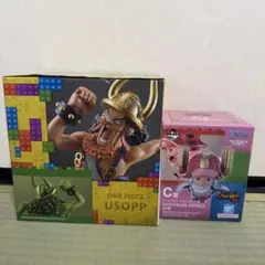 一番くじワンピース エルバフ編 B賞 ウソップ C賞チョッパーフィギュア