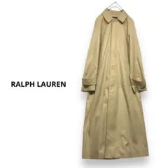 RALPH LAUREN ステンカラーコート　ロングコート　コットン　7