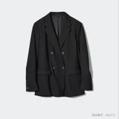 【⭐︎本日お値下げ】UNIQLO ダブルジャケット L ブラック