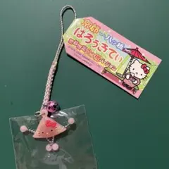【京都】ご当地キティ　ストラップ　八ツ橋　新品未使用
