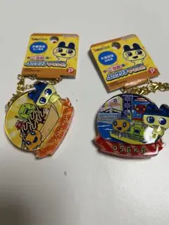 たまごっち　 ご当地ぷっクリアキーホルダー 大阪限定 道頓堀、たこ焼き