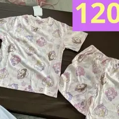 新品 ディズニープリンセス　半袖パジャマ　120 アリエル　ベル　ラプンツェル夏