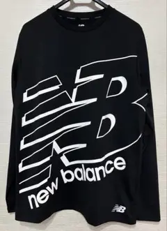 new balance ブラック 長袖 Tシャツ L
