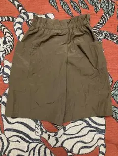 TOMORROWLAND カーキ ウエストゴム スカート 36