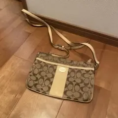 COACH ショルダーバッグ ベージュ ブラウン